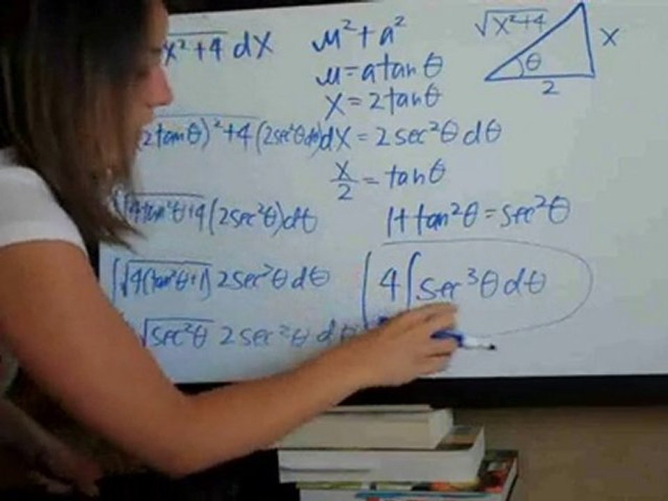 Trigonometric Substitution Example 3