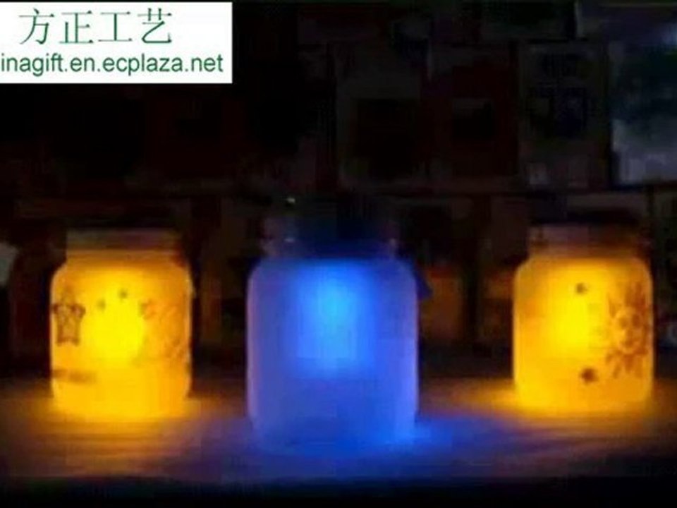 Colored drawing pattern sun jar - Original quality