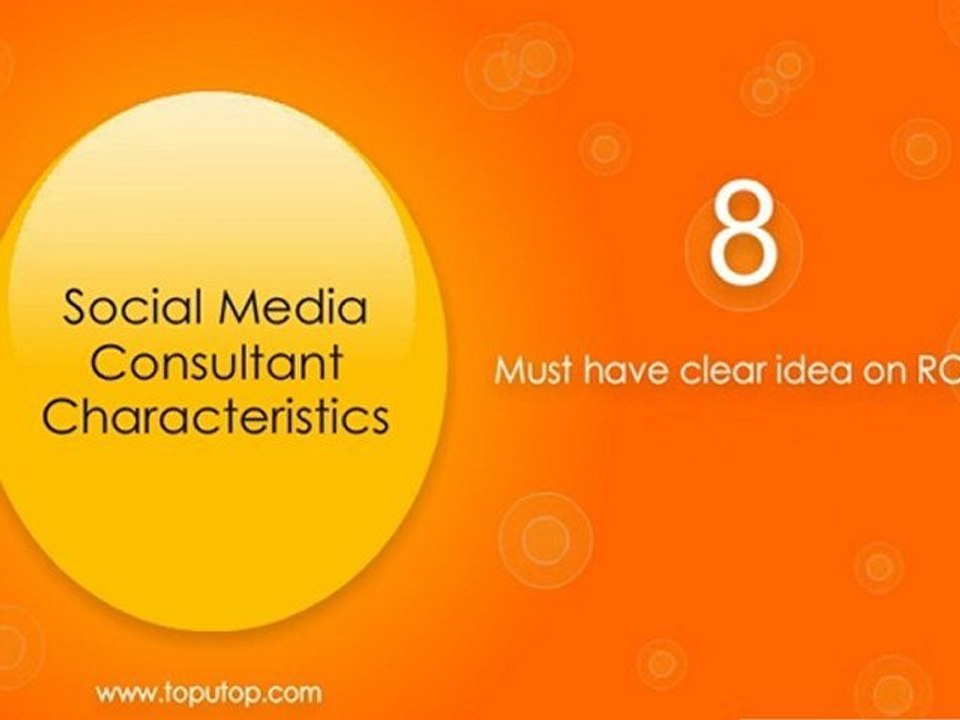 Characteristics of the Social Media Consultant