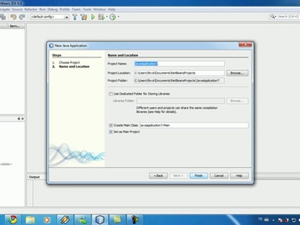 java netbeans pencere