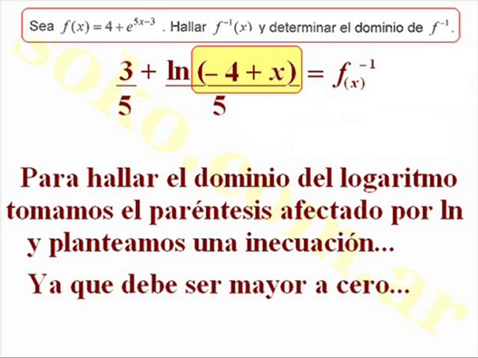 Matemática (CBC) Logaritmos (2)