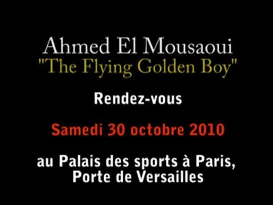 Teaser Ahmed El Mousaoui Gala à Paris 🥊