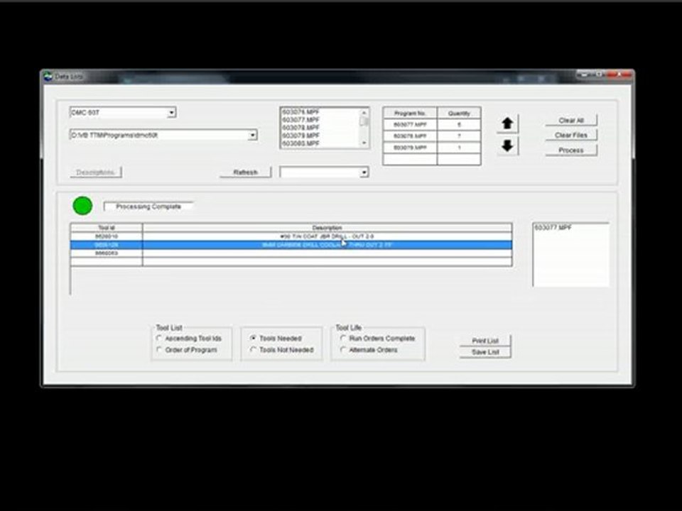 Total Tool Management Software | TTM | Tool Life
