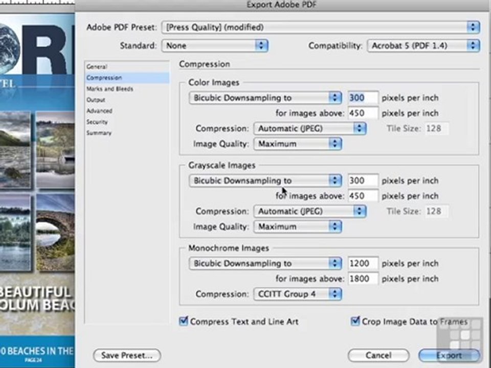 InDesign CS5 Tutorial - Exporting PDF for Print