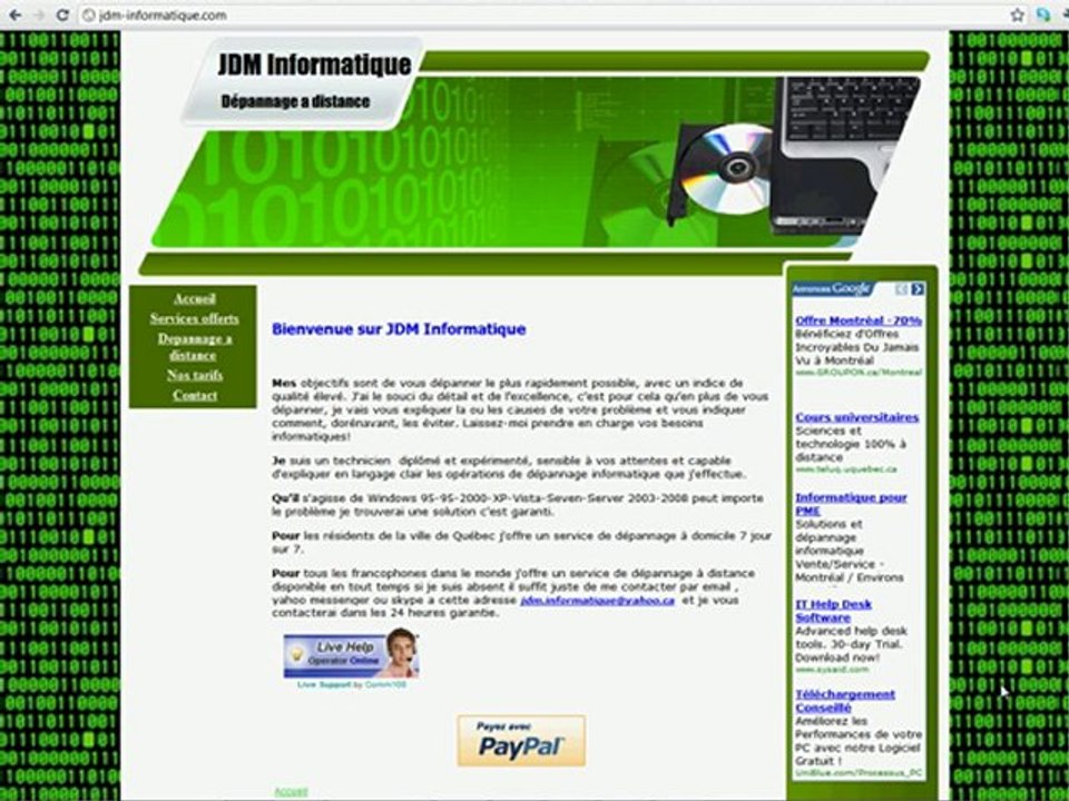 JDM Informatique dépannage informatique a distance