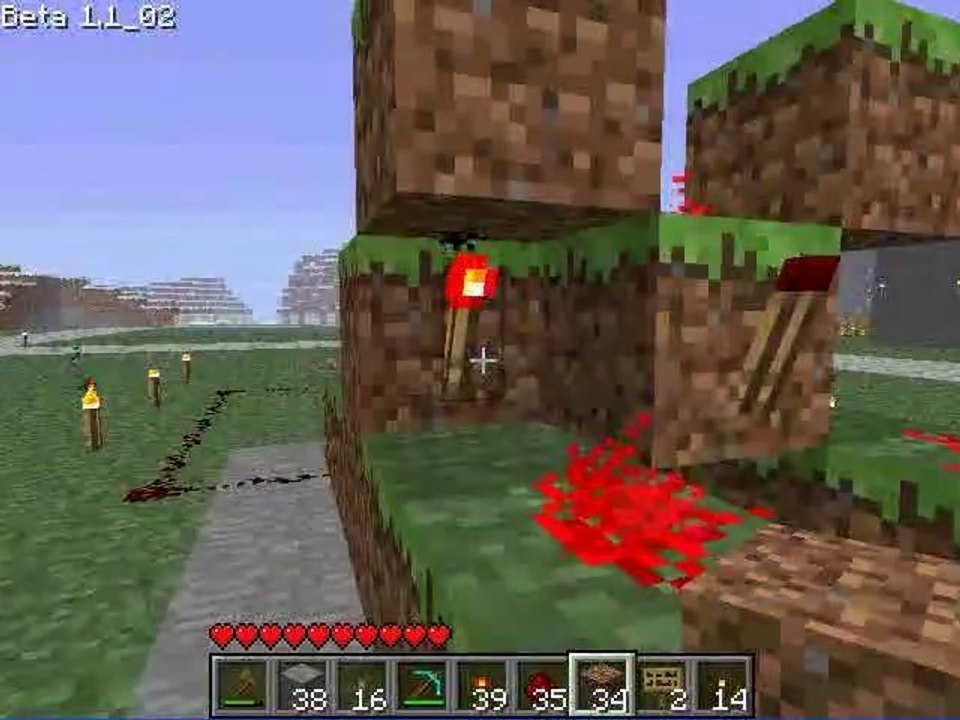 Compact redstone XOR gate in Minecraft