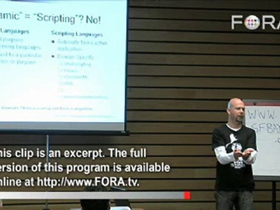 Juergen Schmerder on Dynamic Languages