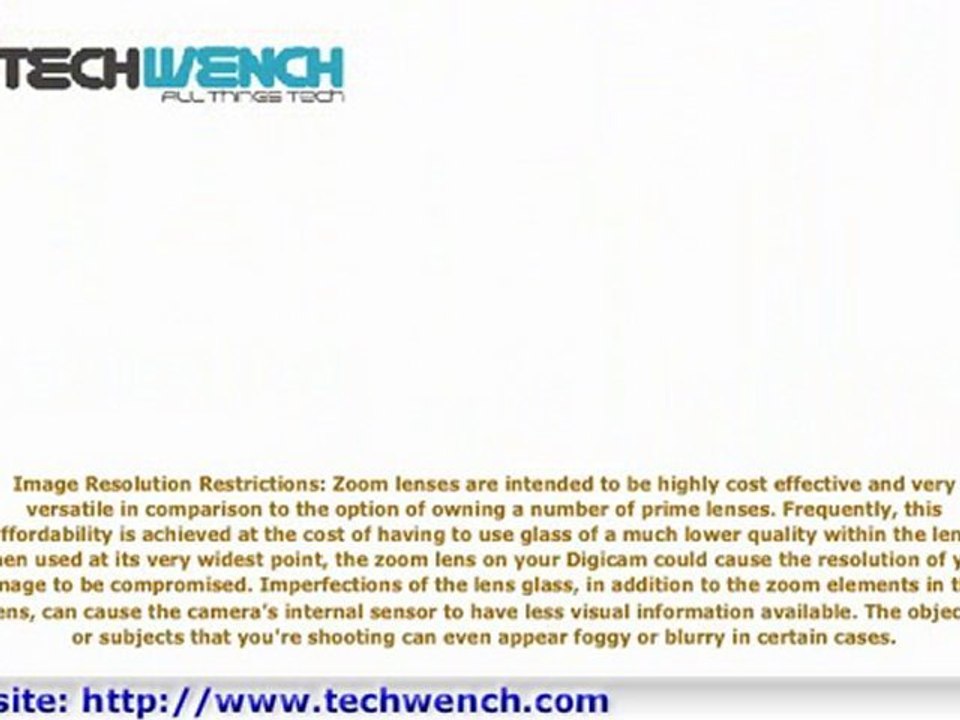 The Drawbacks of Using a Telescopic Zoom Lens in Digicams A