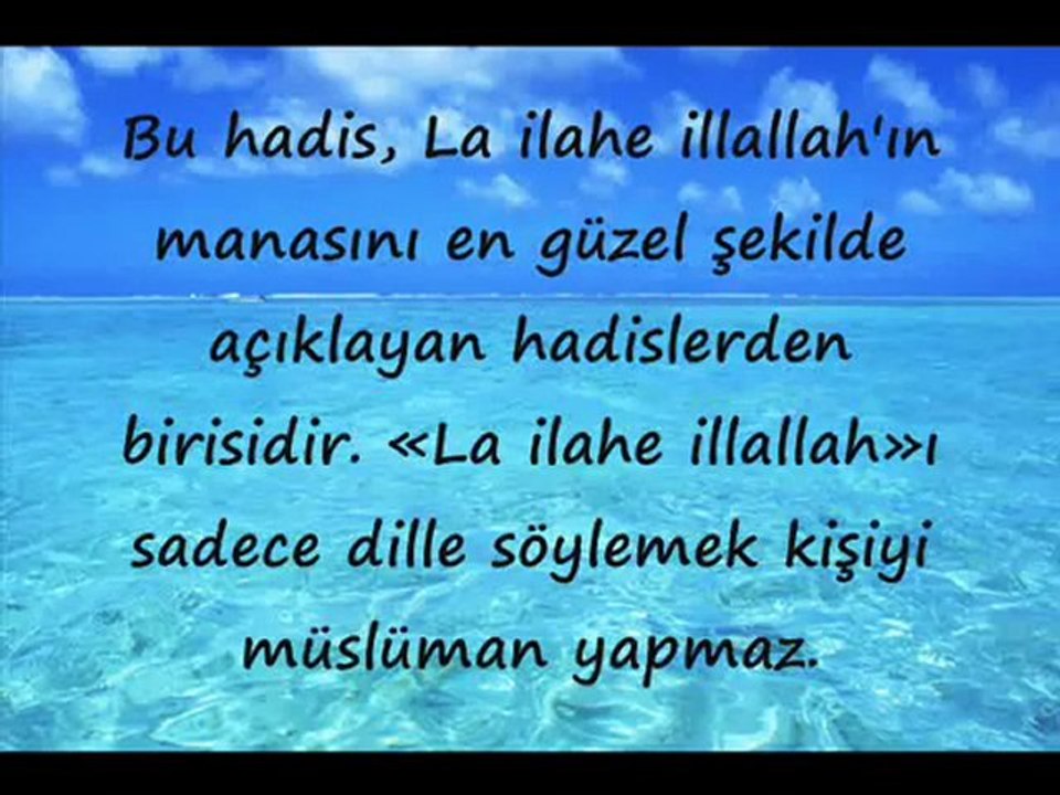 hadis dersi 1.hadis