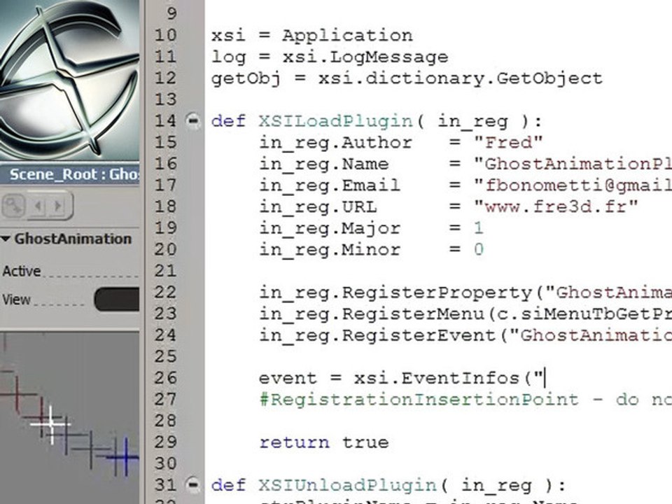 Tutoriel Softimage - Ecrire un plug-in en Python