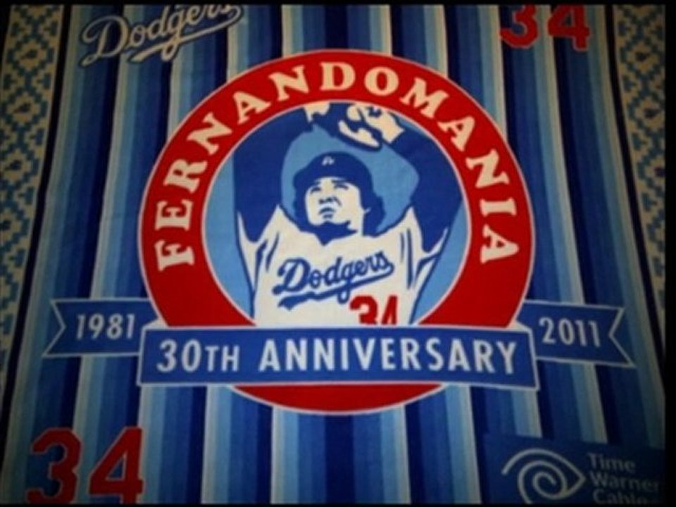 Fernando Valenzuela Fleece Blanket Night Dodgers Stadium