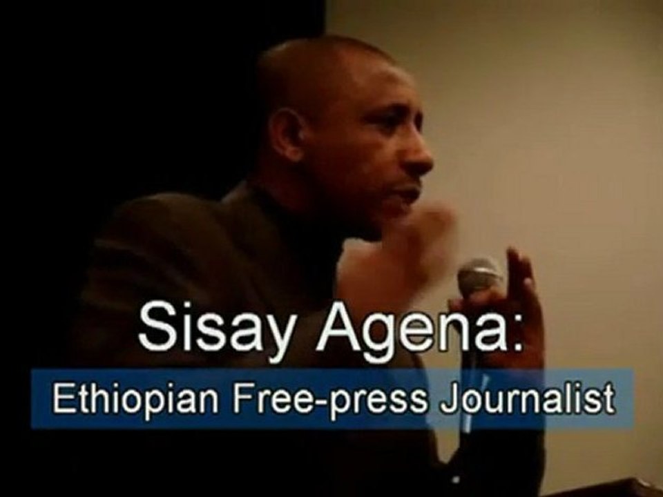Journalist Sisay Agena addresses Atlanta audience (Video )