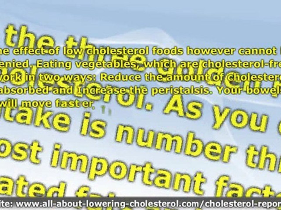 High and Low Cholesterol Foods Compared