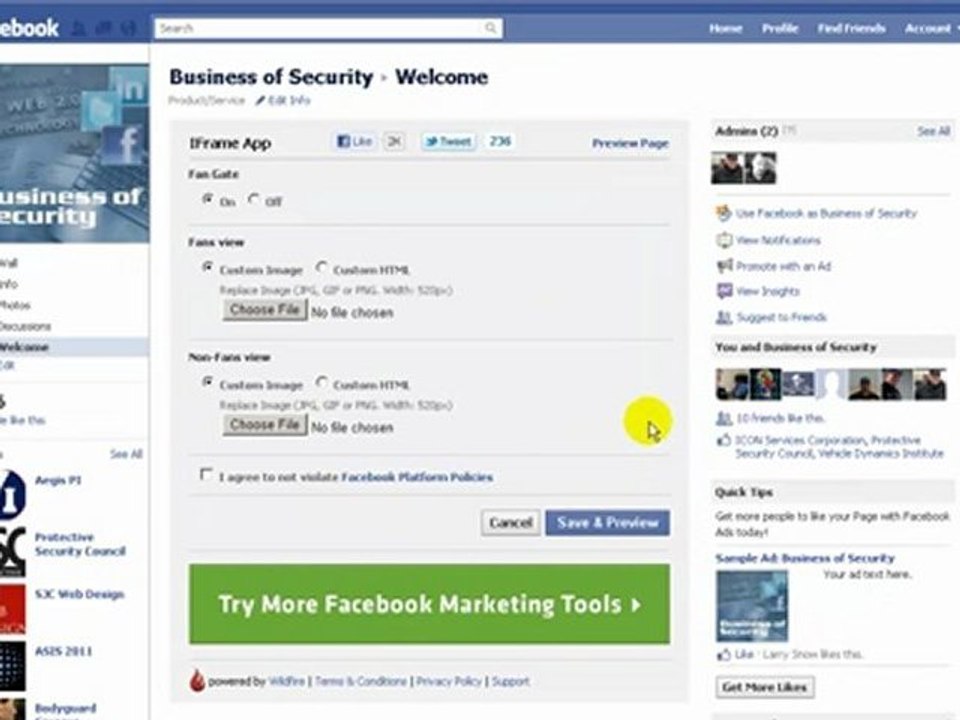 How to Add a Welcome Page to Your Facebook Fan Page