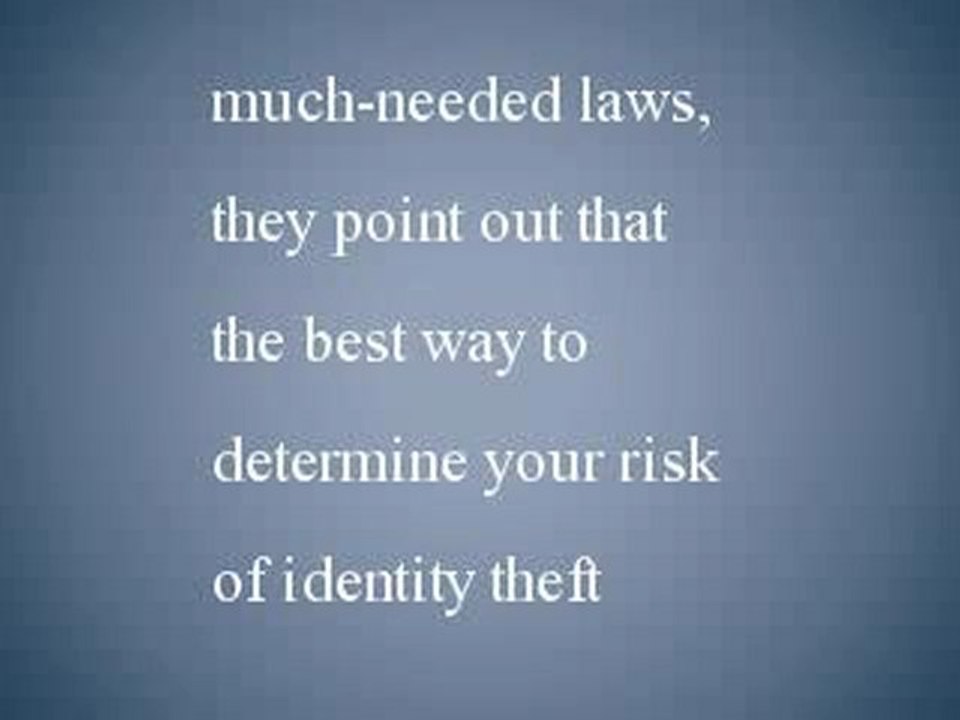 Identity Theft &#8211; What Is Your Risk of Identity Theft
