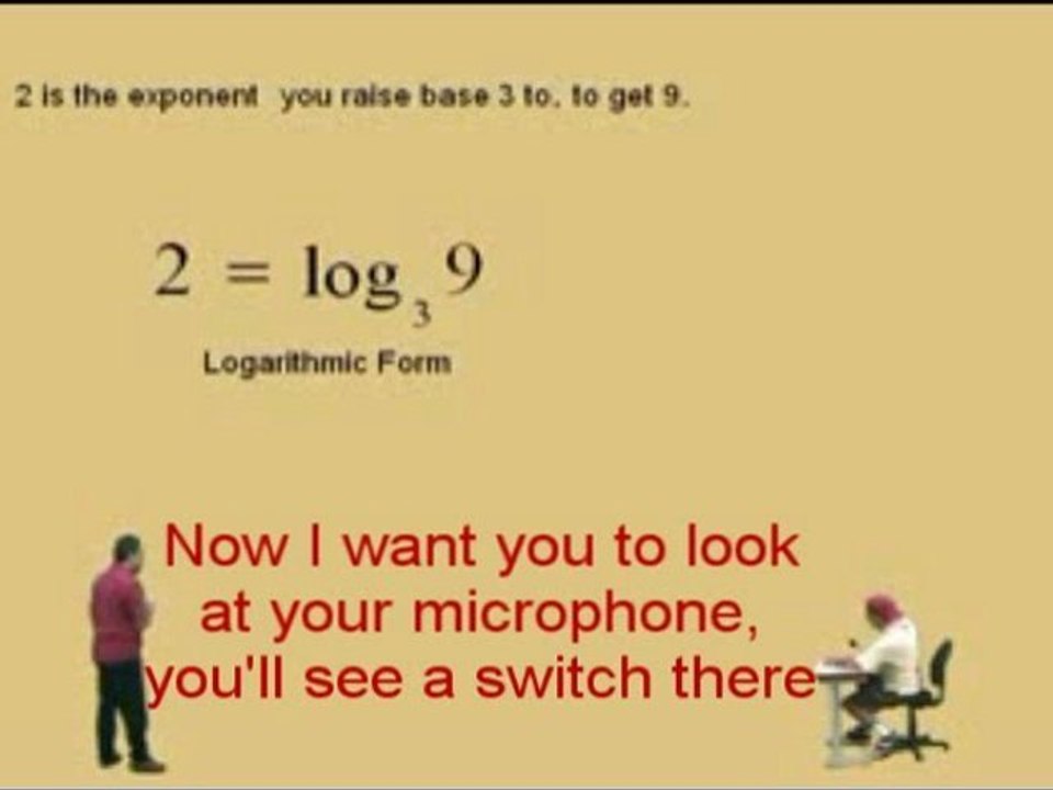Logarithm and Exponential Form