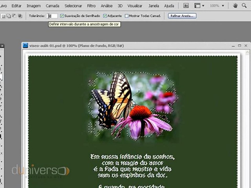 Vídeo aula Photoshop CS4 curso tutorial grátis - Aula 01