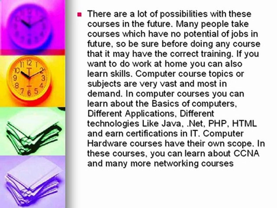 Online Computer Courses