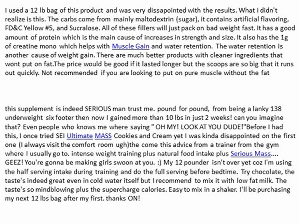 Serious Mass Review: Is This Mass Gainer Worth Your Investment? 💪