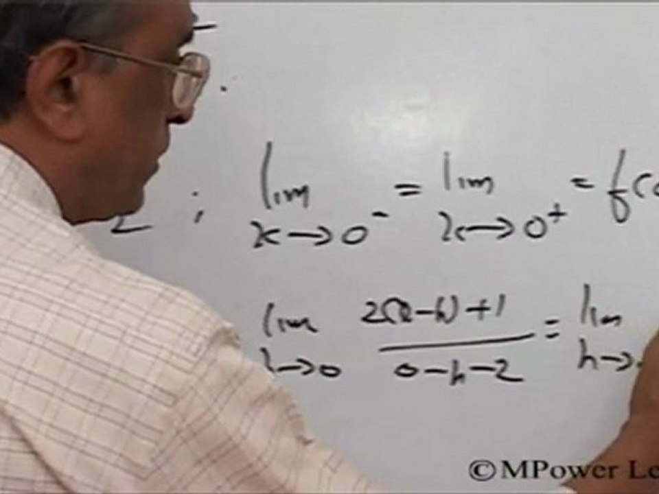 Differential Calculus (Limits & Continuity) - LHL & RHL rationalization method