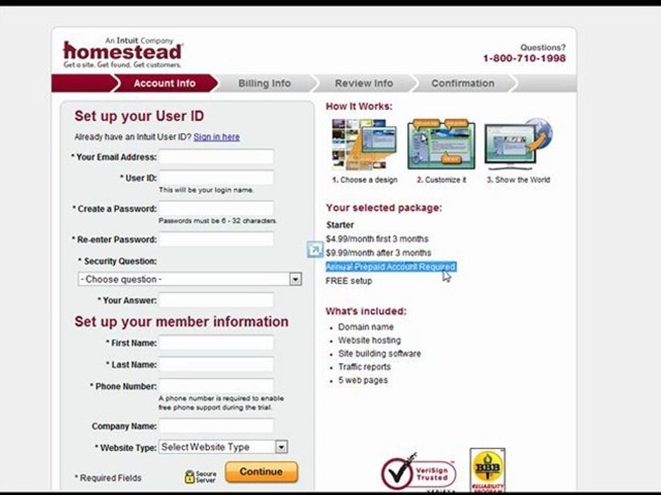 Step 1 - How To Create Your Niche Marketing Website
