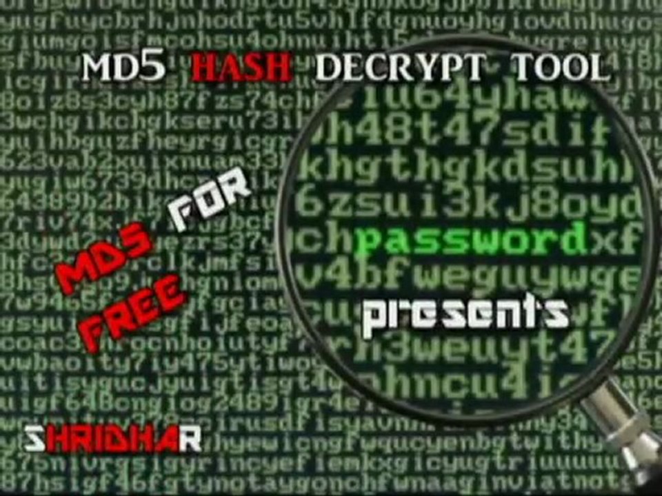 MD5 HASH DECRYPT TOOL. FOR FREE [www.keepvid.com]