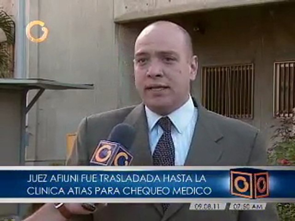 Afiuni en Clínica Atías