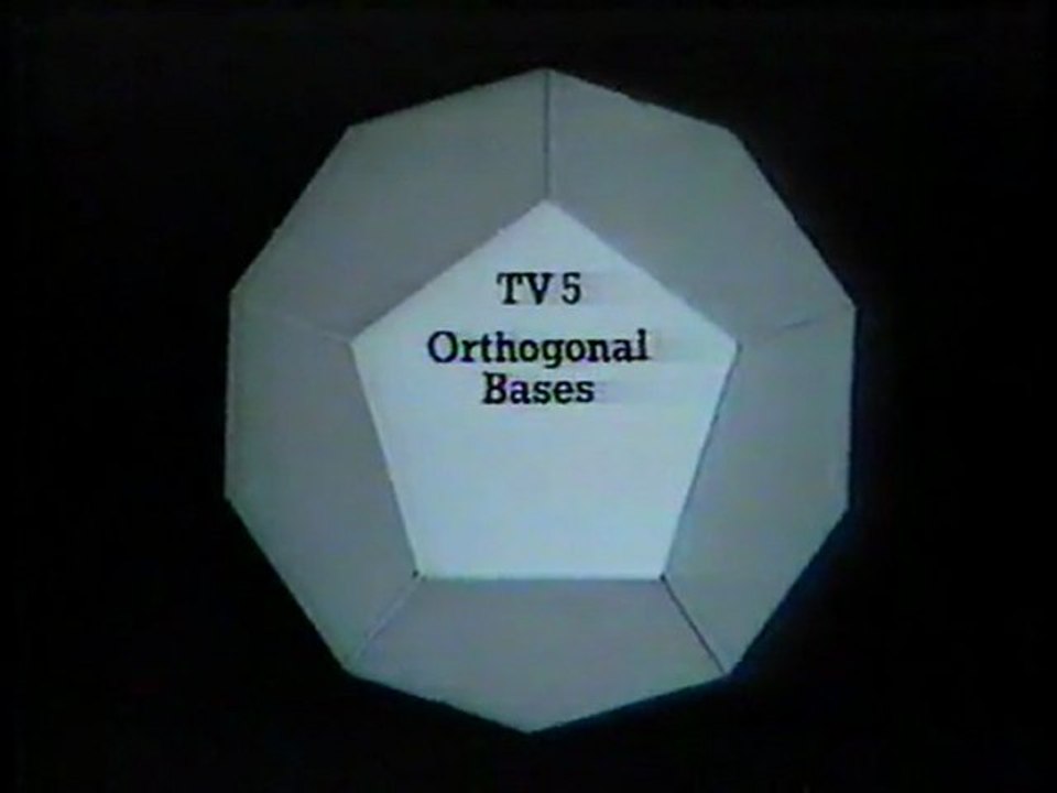 Pure Maths 05 : Orthogonal bases