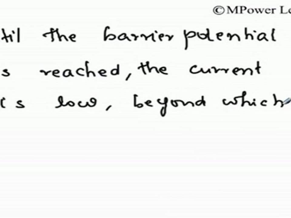 Electronics - V-I Characteristics of diode