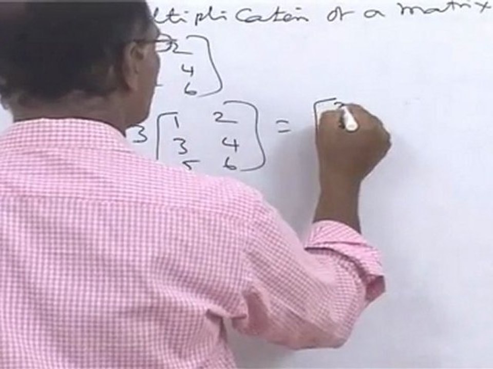 Matrices - Operation on Matrices