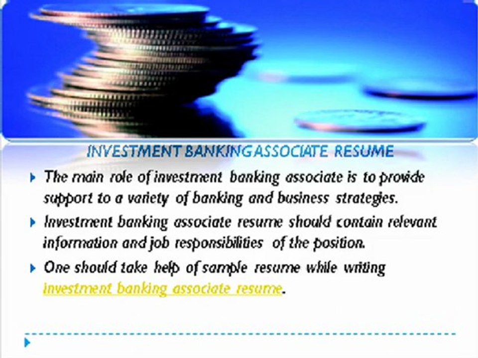 Associate Resume Examples