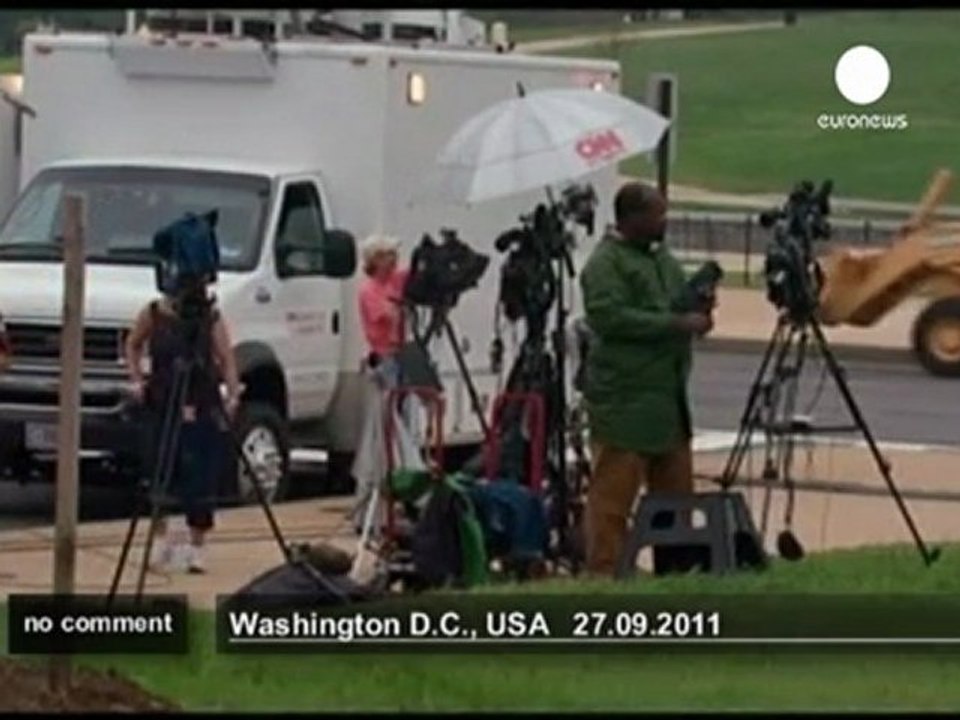 Engineers Inspect Washington Monument for... - no comment