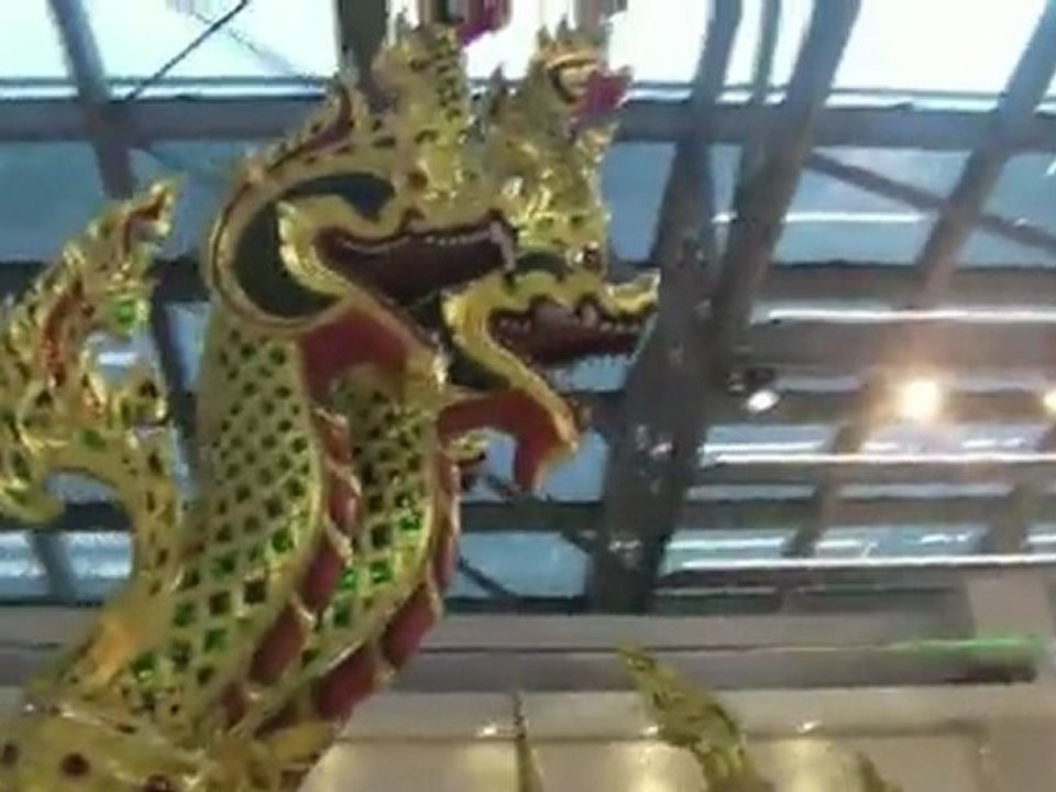 Amazing statue of a God in the Airport