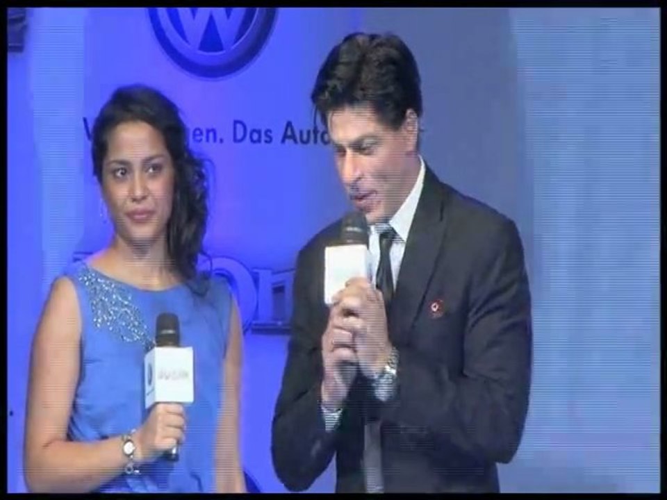 Shahrukh And Gauri At RaOne - Volkswagen Event