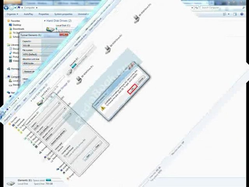 How to Quick Format Hard Disk or USB Drive in Windows 7