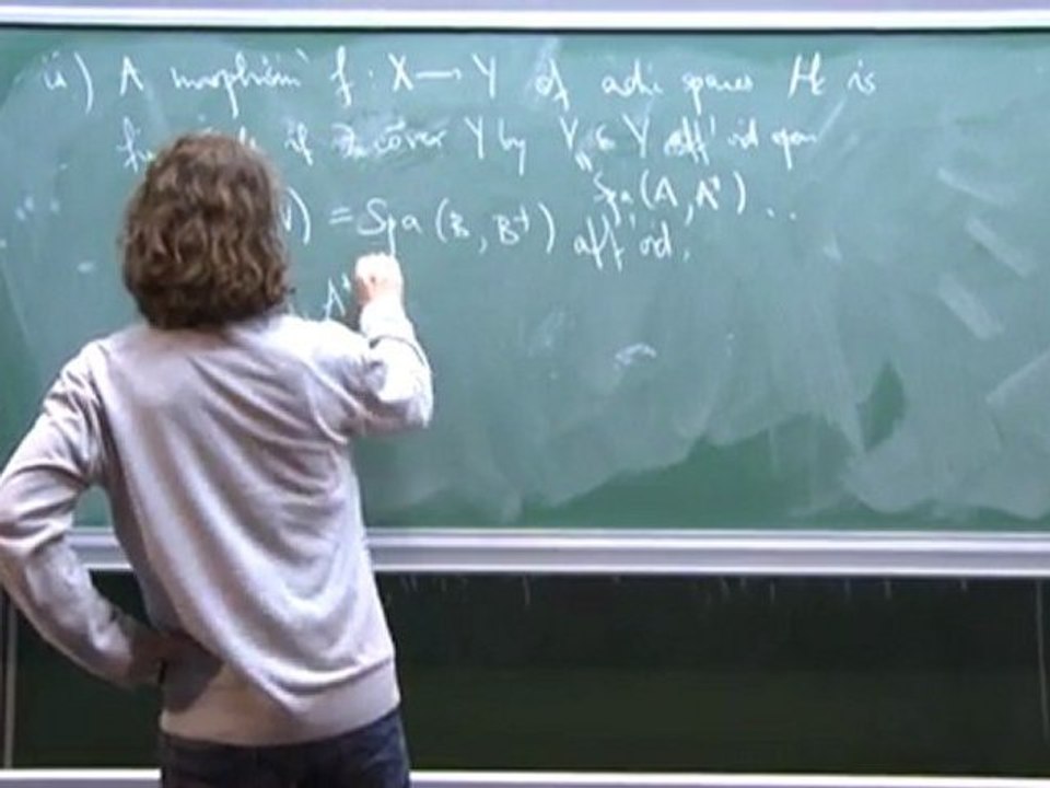 Perfectoid Spaces and the Weight-Monodromy Conjecture (5/6) Peter SCHOLZE