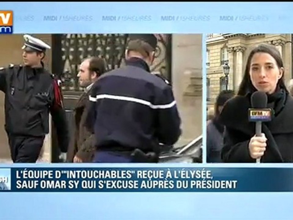 L’équipe d’Intouchables est reçue à L’Elysée