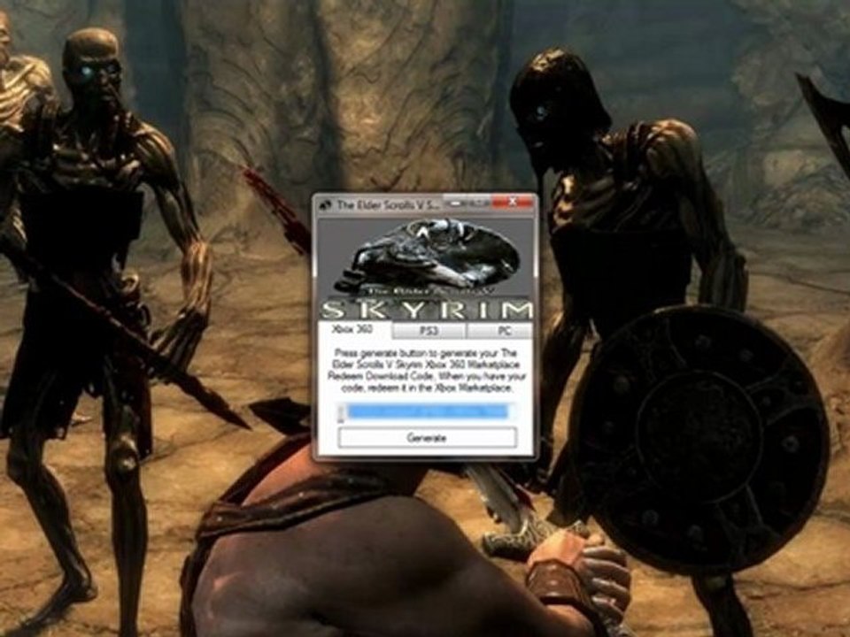 Free PS3 Redeem Code Generator for The Elder Scrolls V Skyrim