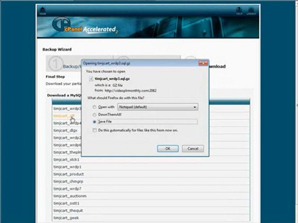 How To Backup Server and Restore Files On Server