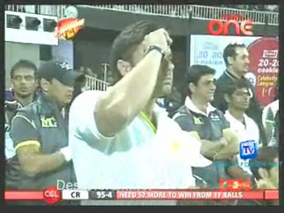 Mumbai Heroes vs. Chennai Rhinos -Chennai Rhinos Innings Ov17-18