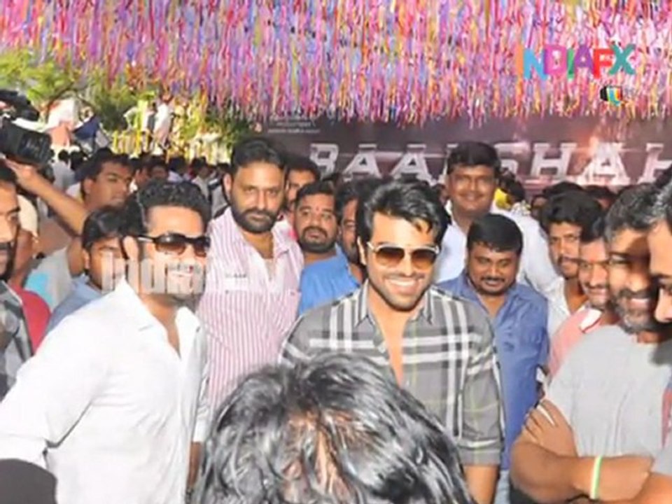 Charan & Jr Ntr At 'Badshah' Movie Launch