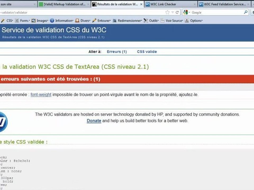 Creatiim - Valider son site