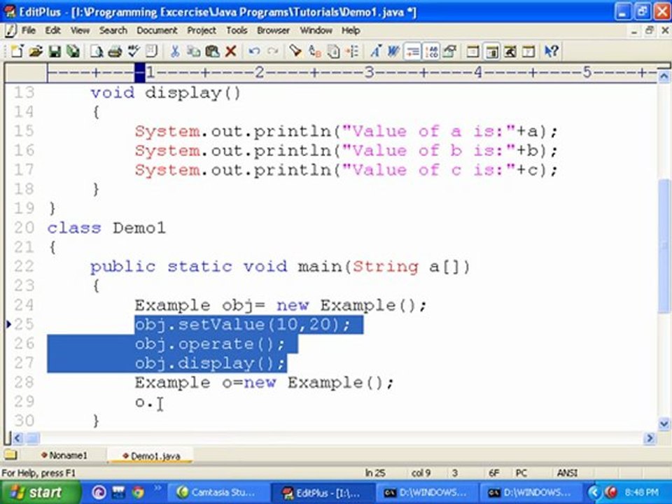 Java Programming Tutorial 7: Methods in Java