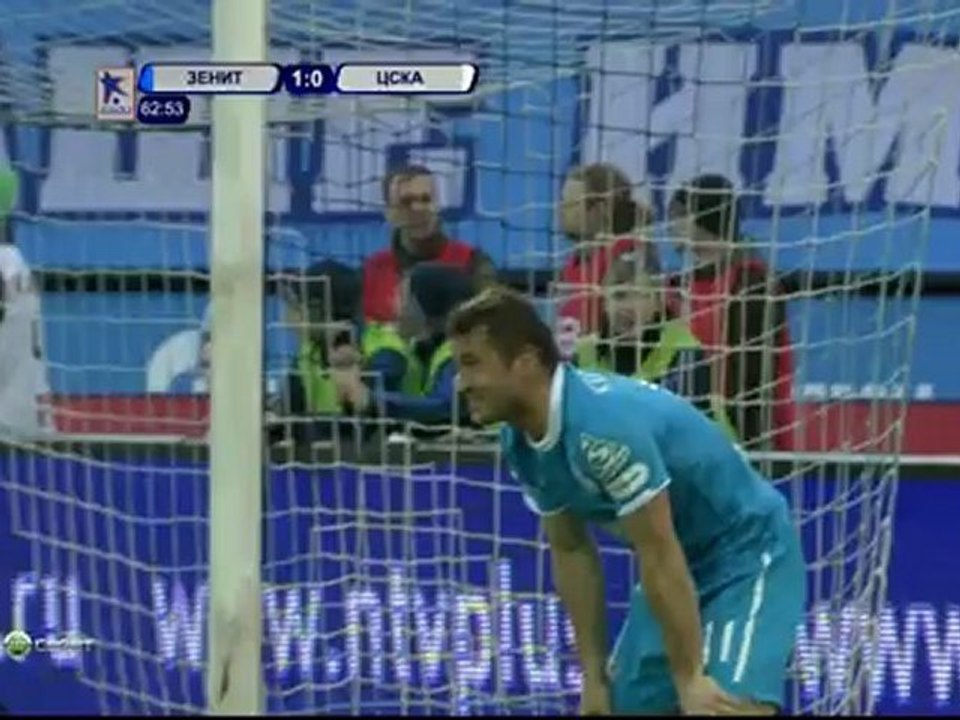 Зенит — ЦСКА 1-0 гол Быстрова