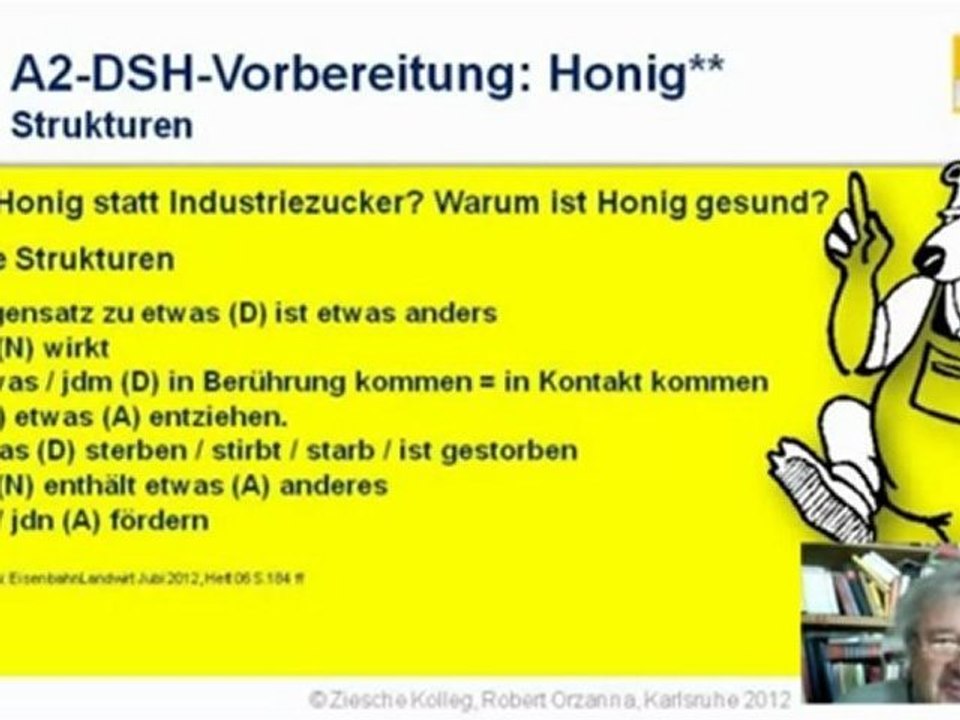 A2-DSH-Vorbereitung Strukturen Honig statt Industrie-Zucker