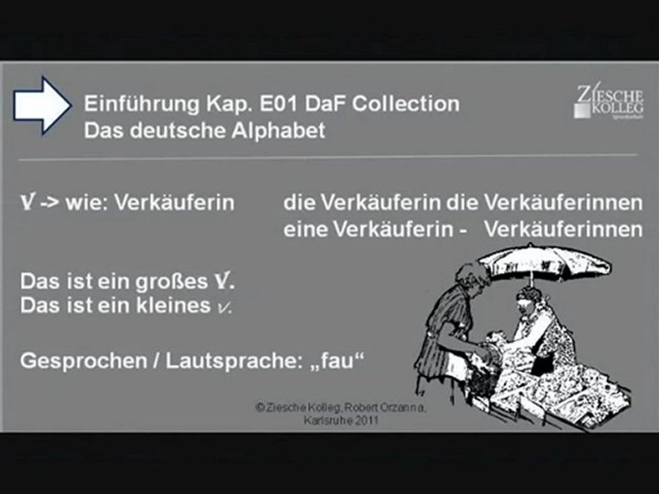 Kapitel 01: Das deutsche Alphabet - Konsonant V