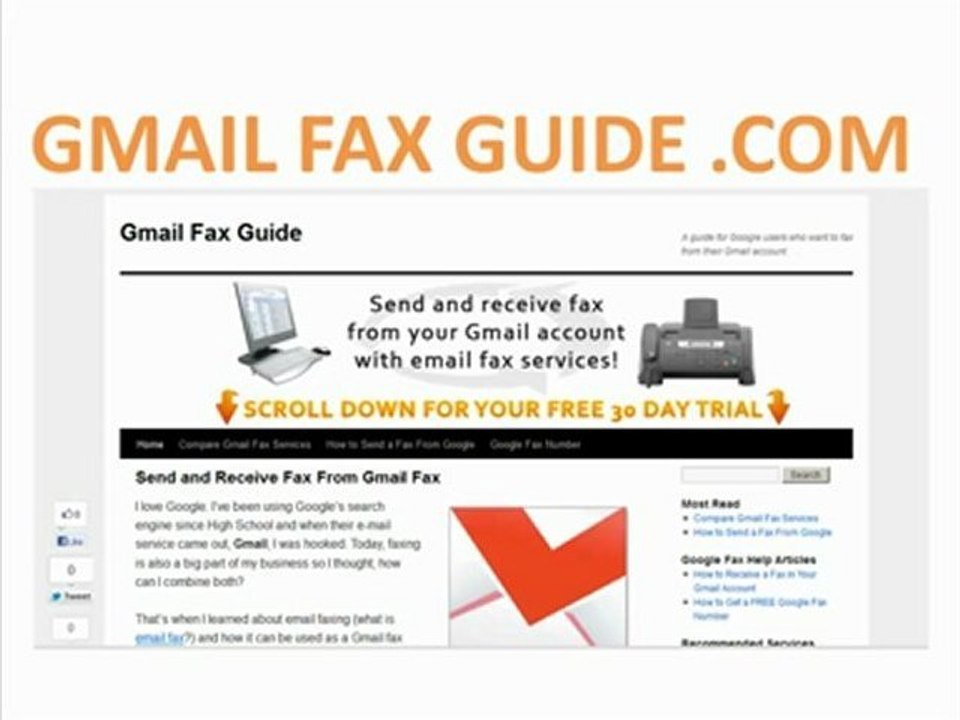 Google Fax - Receive and Send Fax From Gmail