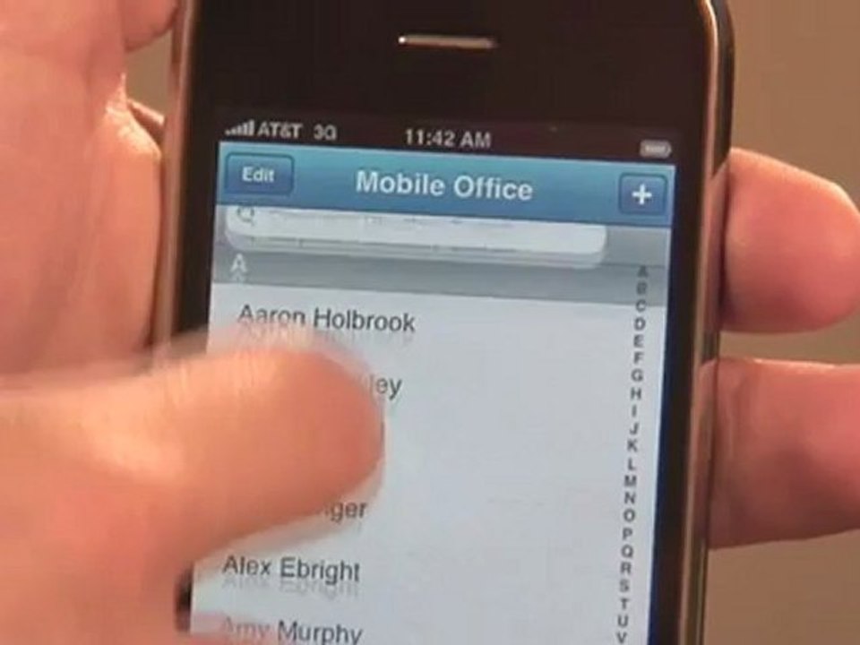 Sybase iAnywhere Mobile Software Application - Secure Enterprise Data for the iPhone -