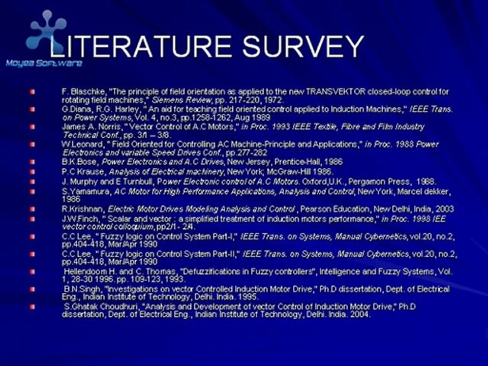 POWER SYSTEMS PROJECTS