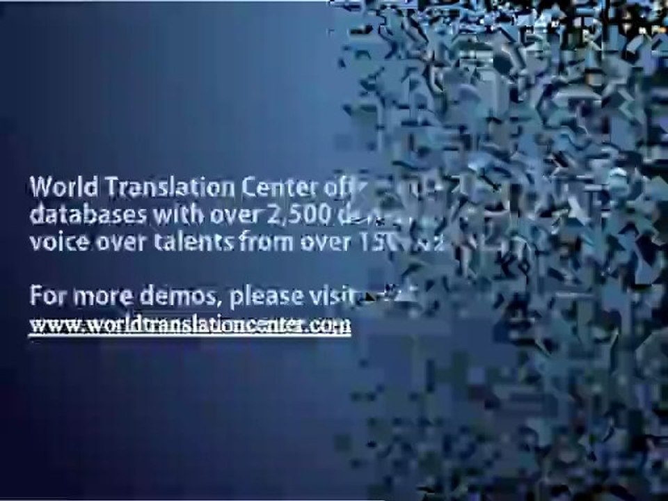 Irish Translation Voice Over Examples